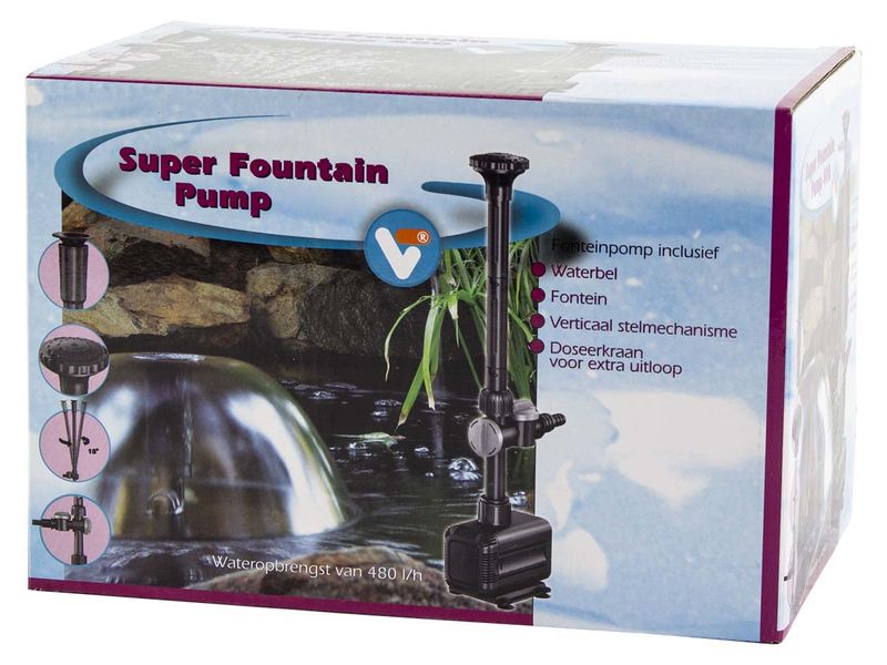 Velda Fonteinpomp 400 liter doos.