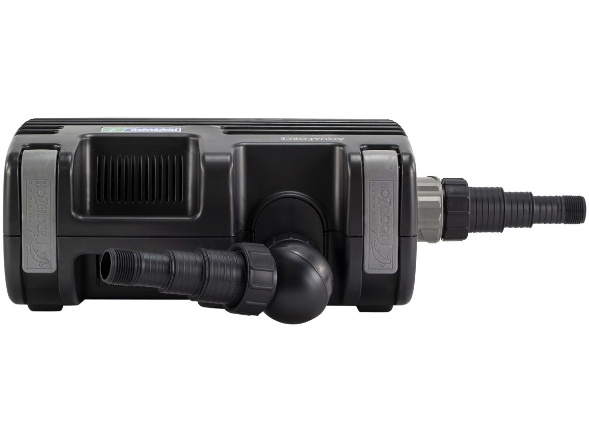 Hozelock Aquaforce 8000 vijverpomp bovenaanzicht.