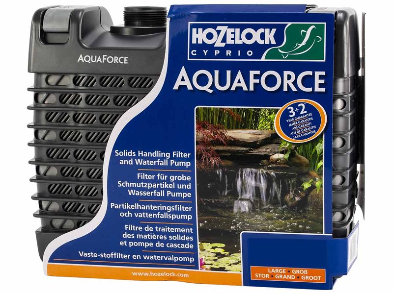 Hozelock Aquaforce 8000 vijverpomp verpakking.