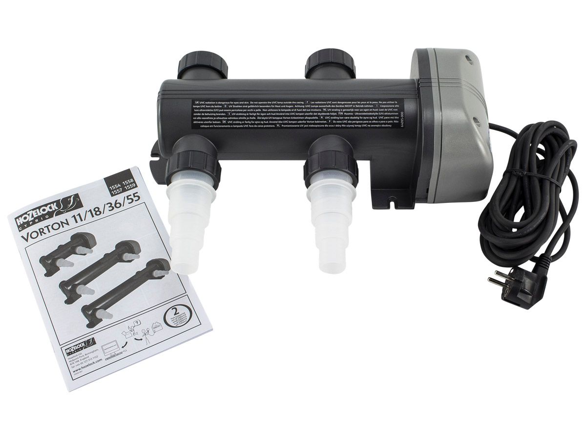 Hozelock Vorton 11 watt UVC accessoires.
