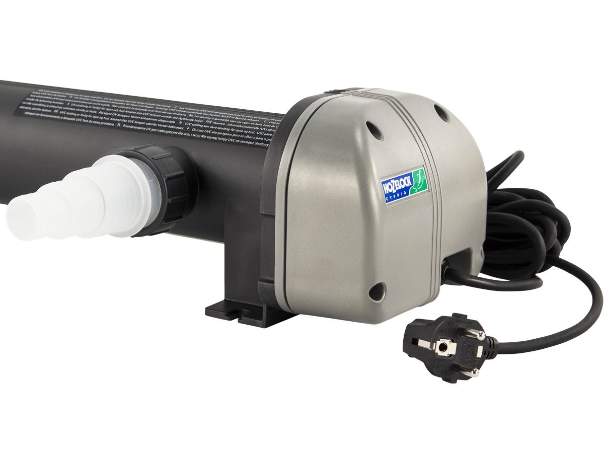 Hozelock Vorton 55 watt UVC aansluiting.
