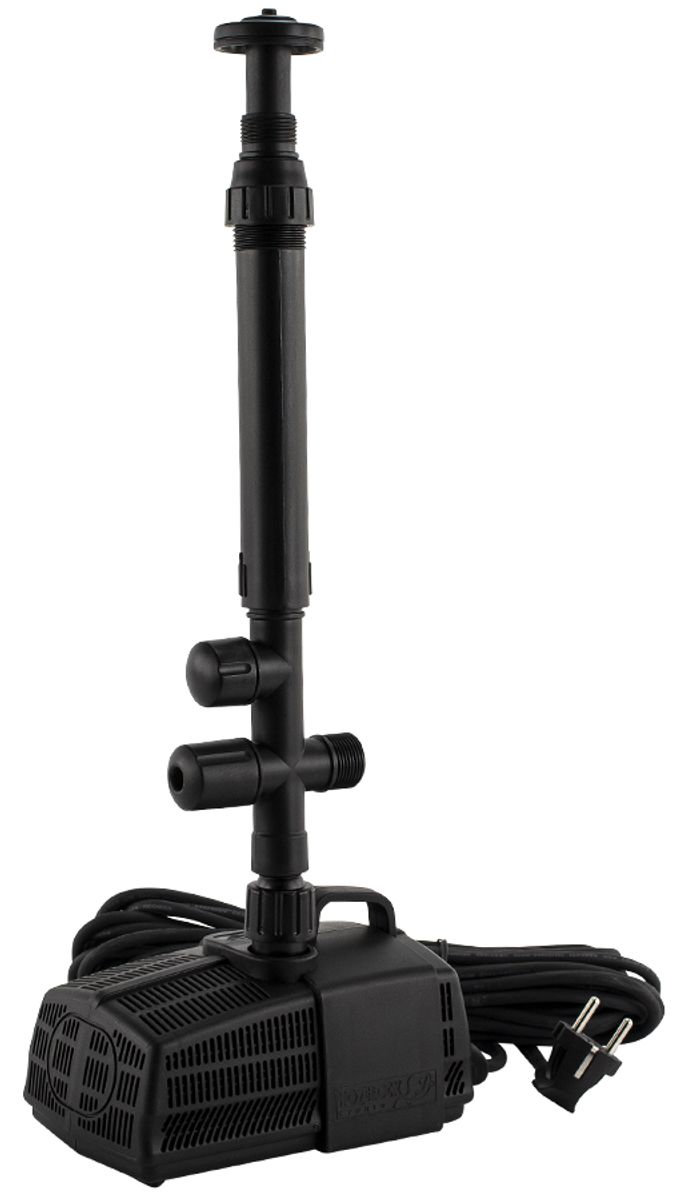 Hozelock Cascade 4000 fonteinpomp zijaanzicht.