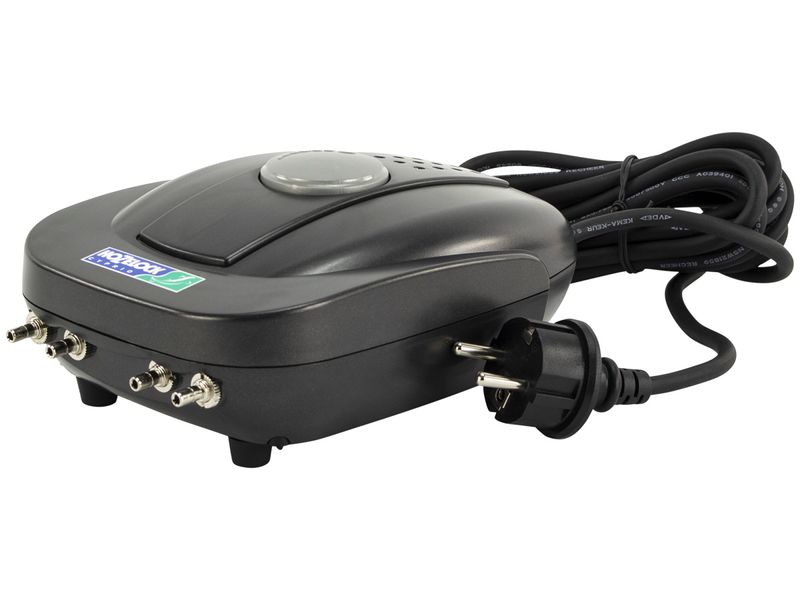 Hozelock Luchtpompset 640 L vooraanzicht pomp.