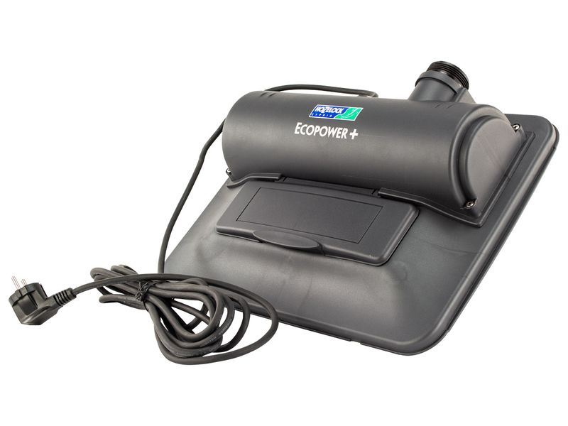 Hozelock Ecopower+ 12000 doorstroomfilter bovenkant deksel.