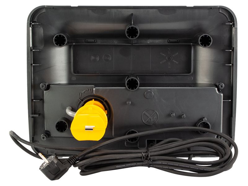 Hozelock Ecopower+ 20000 doorstroomfilter onderkant deksel.