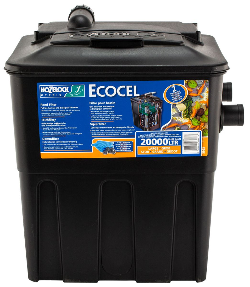 Hozelock Ecocel 20000 doorstroomfilter