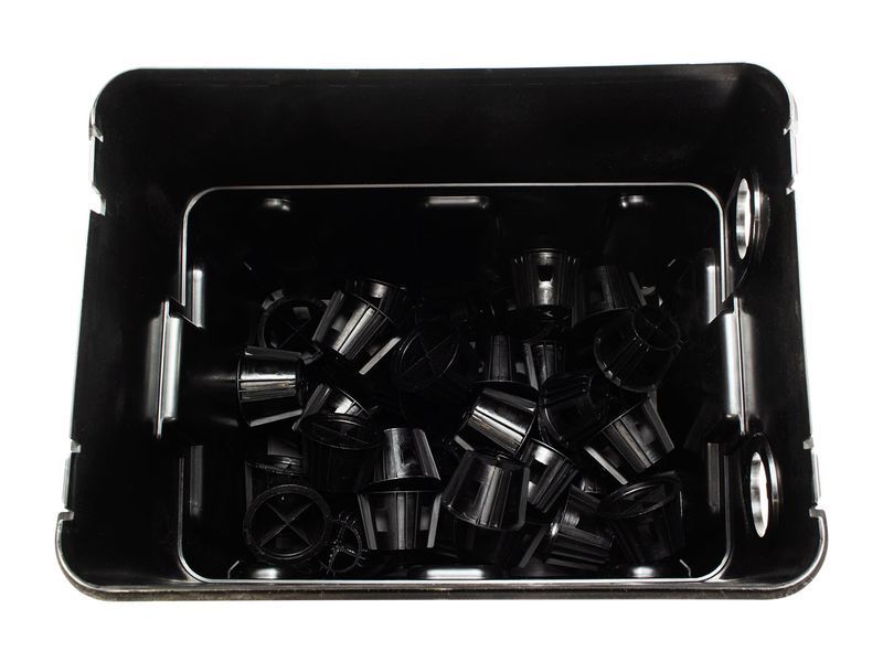 Hozelock Ecocel 20000 doorstroomfilter binnenzijde.