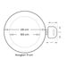 Intex Pure Spa Bubble Therapy opblaasbare jacuzzi 6 persoons - afmetingen