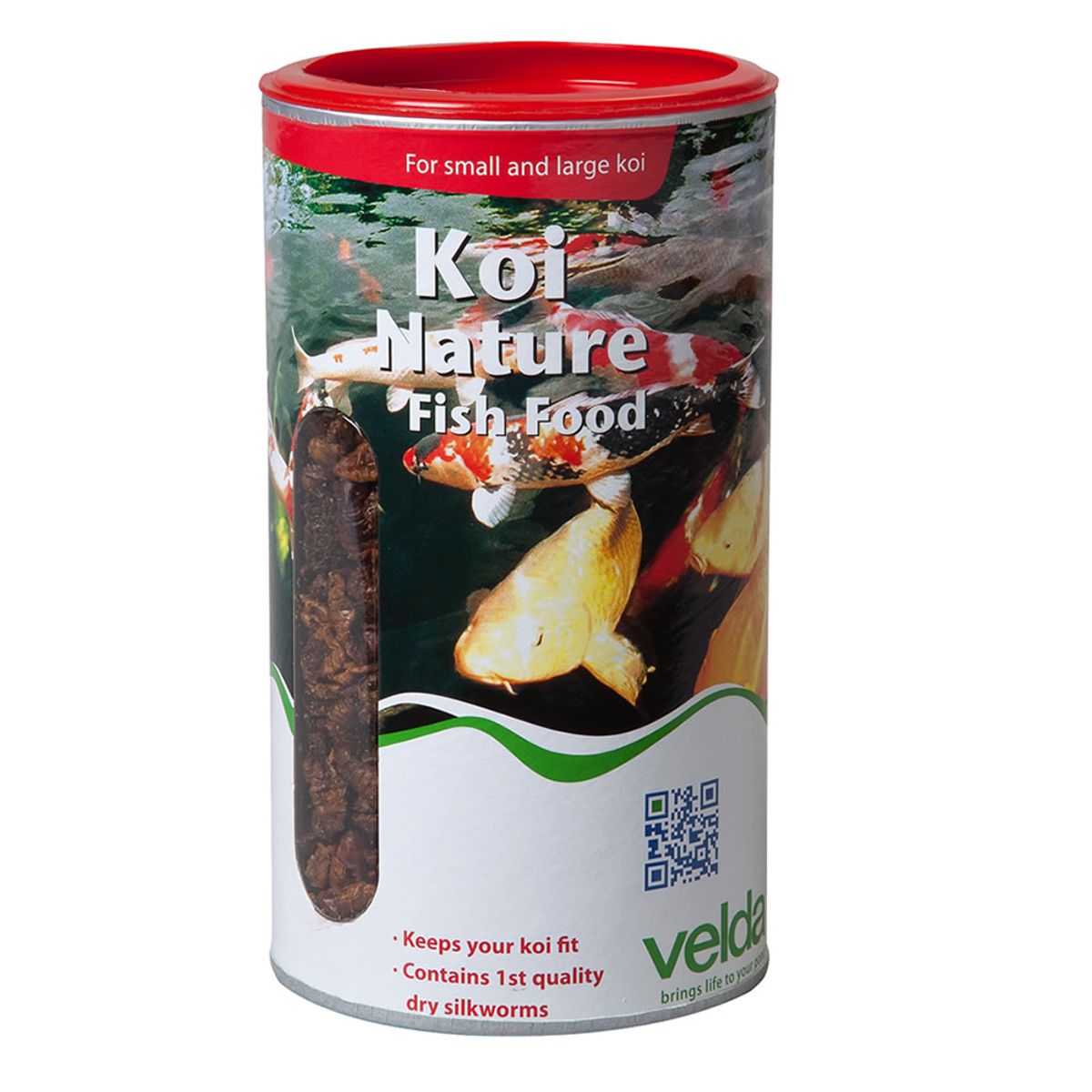 Velda natuurlijk koivoer - zijderupsen 1375 gram