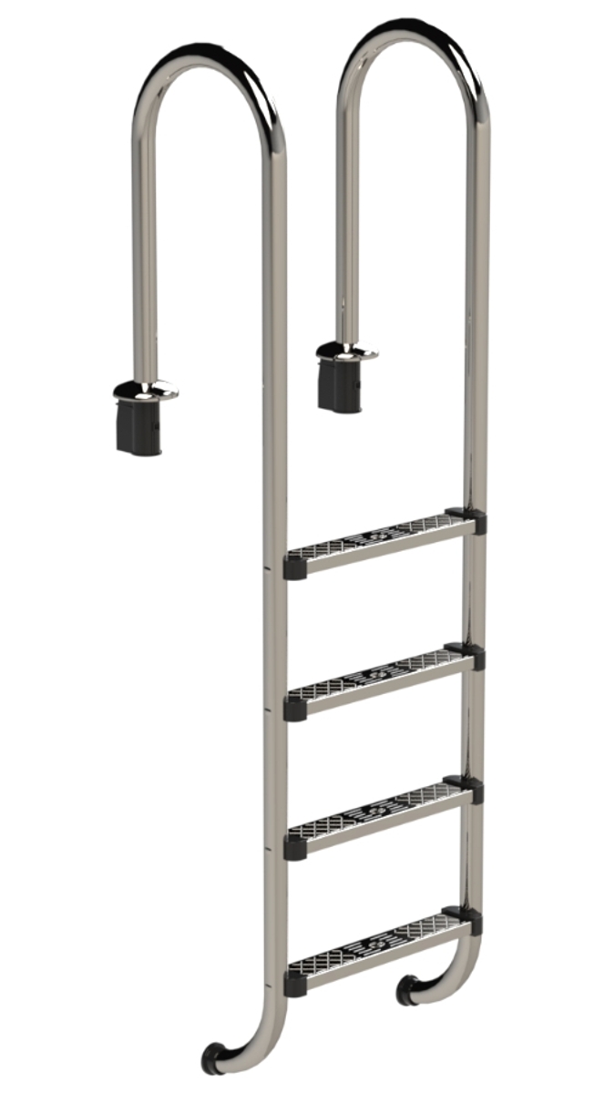 IDEAL Muro RVS zwembadtrap 4 treden - AISI 316