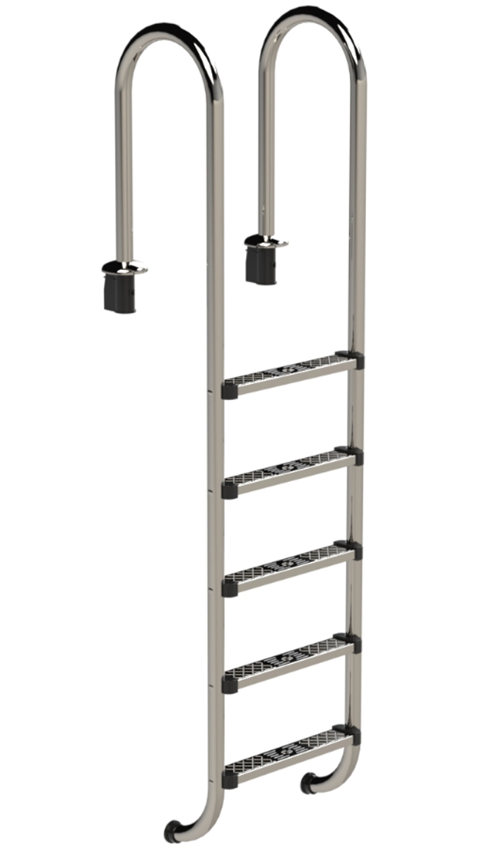 IDEAL Muro RVS zwembadtrap 5 treden - AISI 316