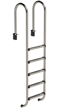 IDEAL Muro RVS zwembadtrap 5 treden - AISI 316