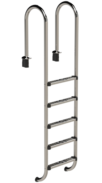IDEAL Muro RVS zwembadtrap 5 treden - AISI 316