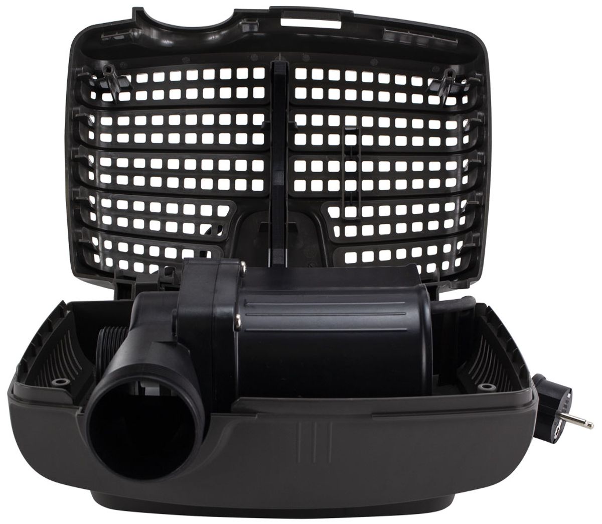 Oase Aquamax Eco Classic 3500 vijverpomp binnenkant.