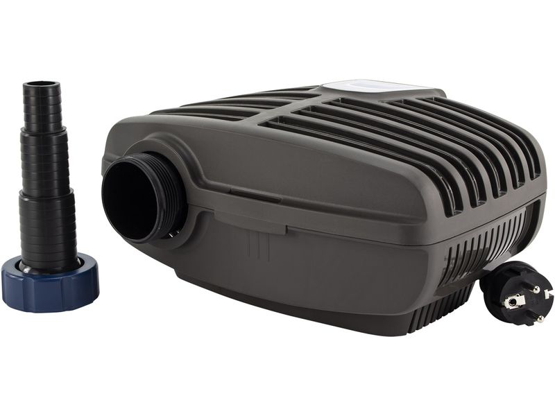 Oase Aquamax Eco Classic 3500 vijverpomp detail aansluiting.