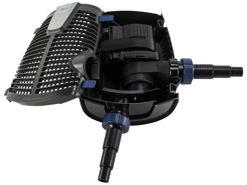 Oase Aquamax Eco Premium 6000 vijverpomp binnenkant.