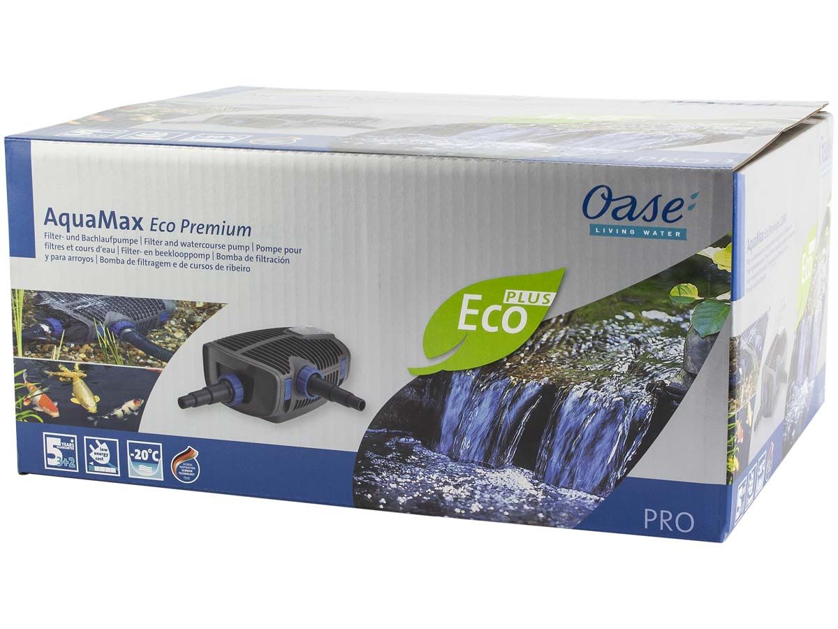 Oase Aquamax Eco Premium 10000 vijverpomp doos.