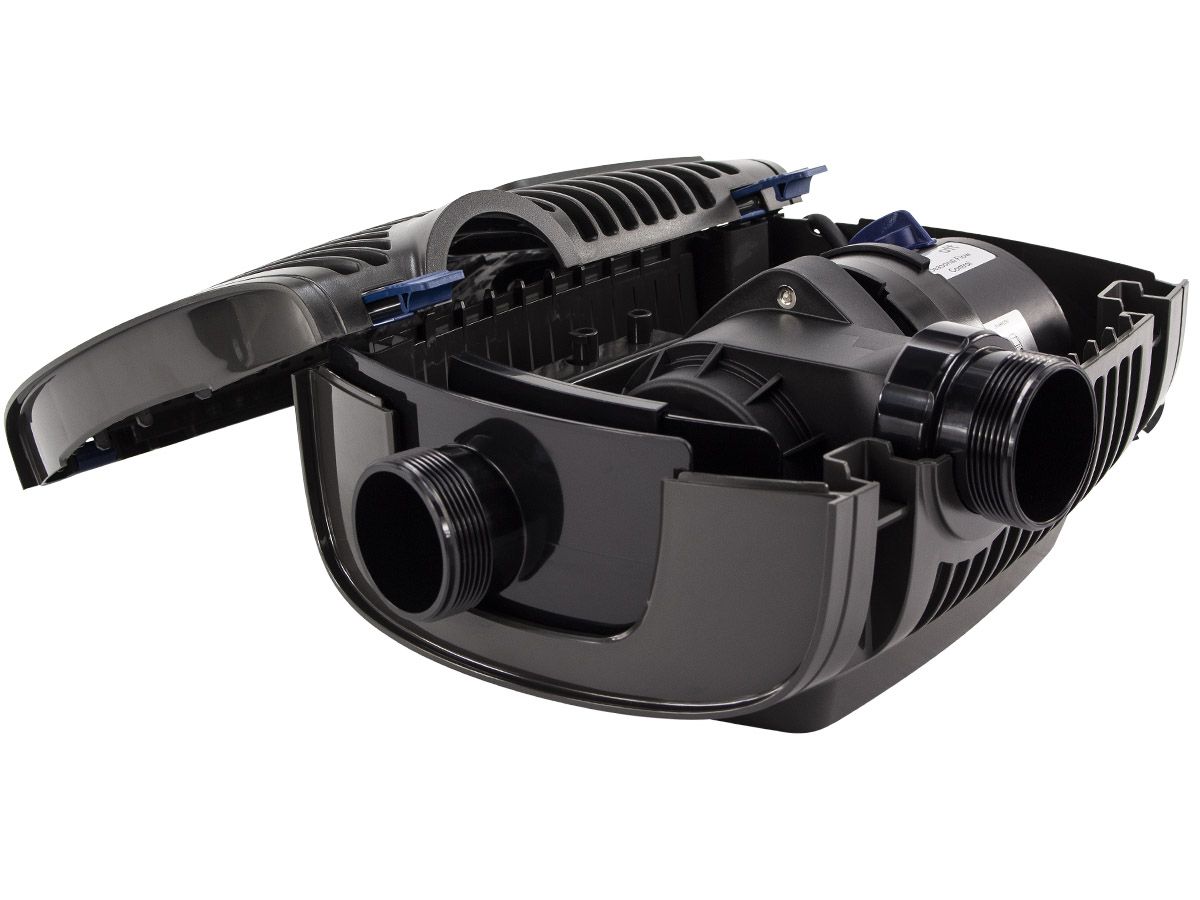 Oase Aquamax Eco Premium 12000 vijverpomp binnenkant.