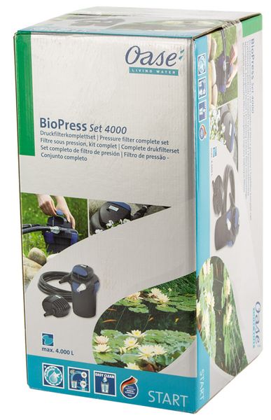 Oase Biopress 4000 drukfilterset verpakking.