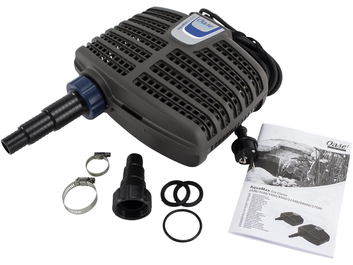 Oase Aquamax Eco Classic 17500 vijverpomp onderdelen.