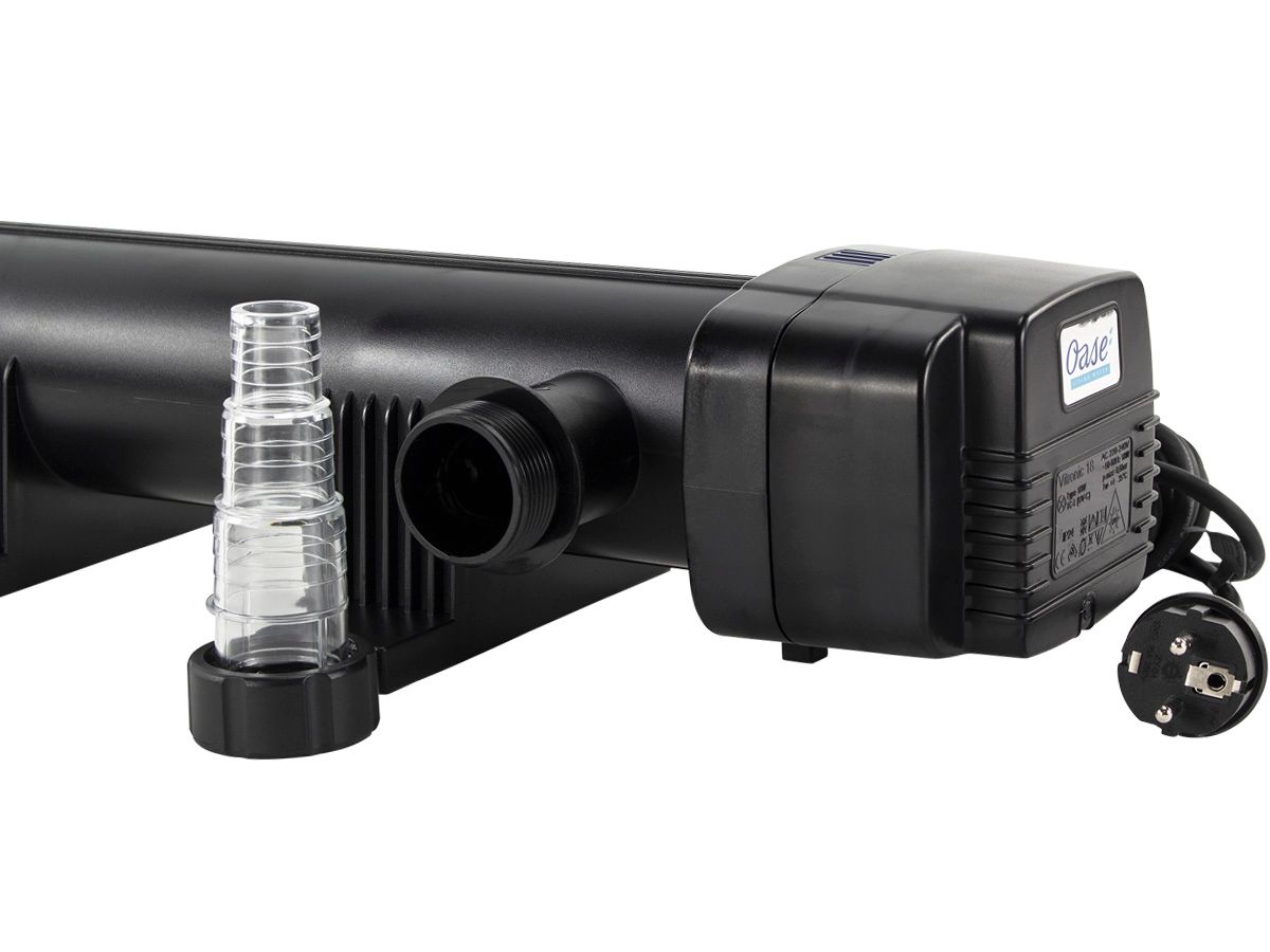 Oase Vitronic 18 watt UVC aansluiting.