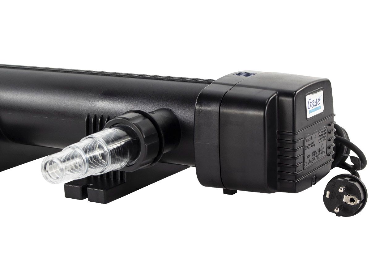 Oase Vitronic 36 watt UVC aansluiting.