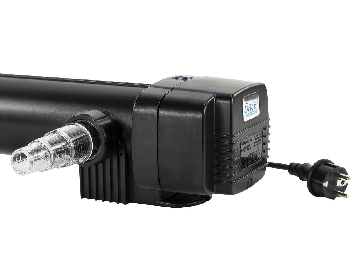 Oase Vitronic 55 watt UVC aansluiting.