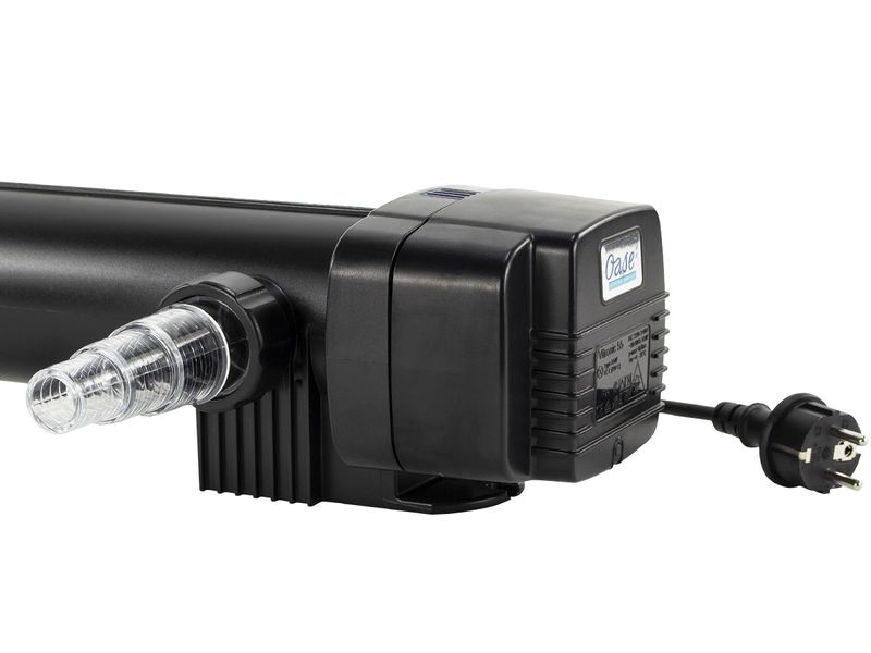 Oase Vitronic 55 watt UVC aansluiting.