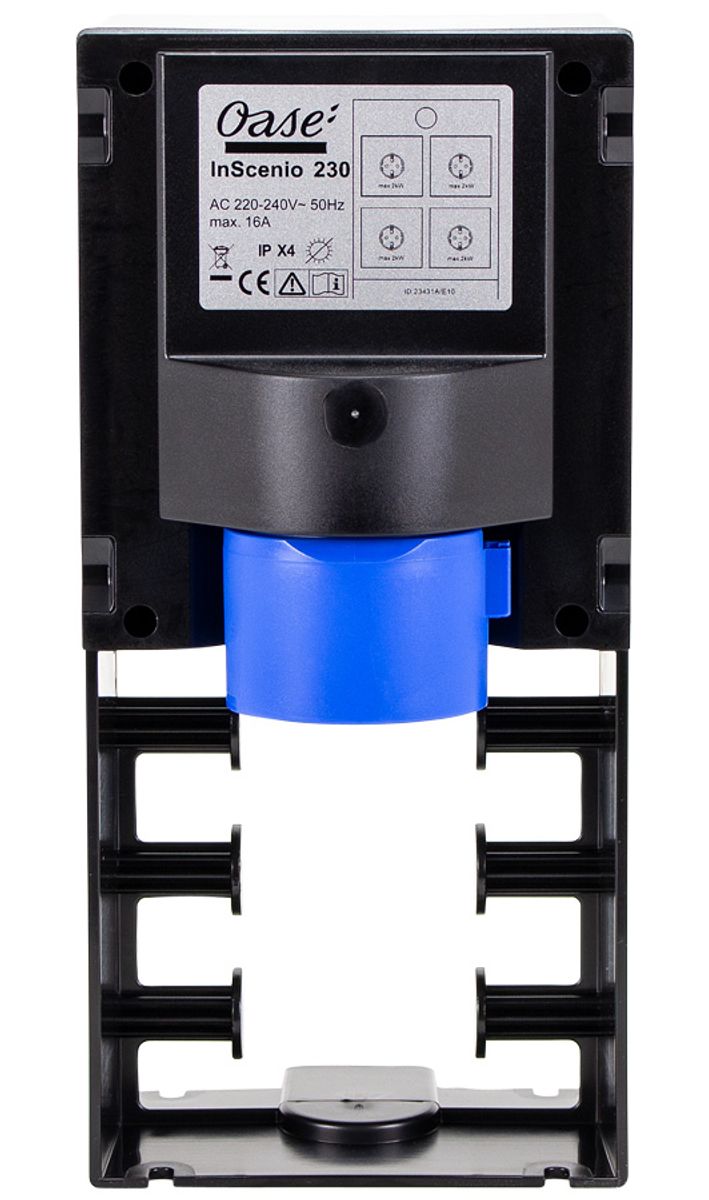 Oase InScenio 230 stekkerdoos achterkant.