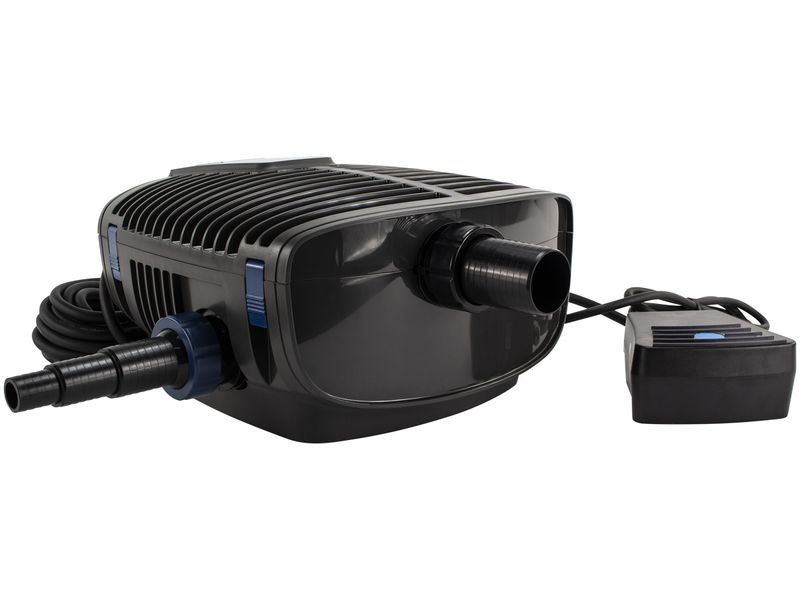 Oase AquaMax Eco Twin 20000 vijverpomp aansluiting.