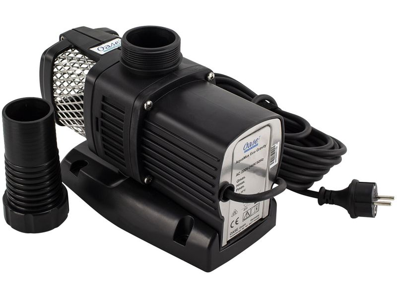 Oase AquaMax Eco Gravity 10000 vijverpomp aansluiting.