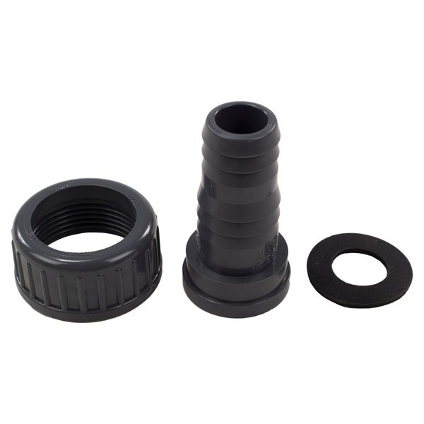 Slangtule met buitendraad met wartel 1,25"- 25mm