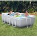 Intex Prism Frame Pool - 488 x 244 x 107 cm - met filterpomp en accessoires