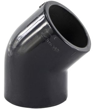 PVC knie 45 graden - 40mm