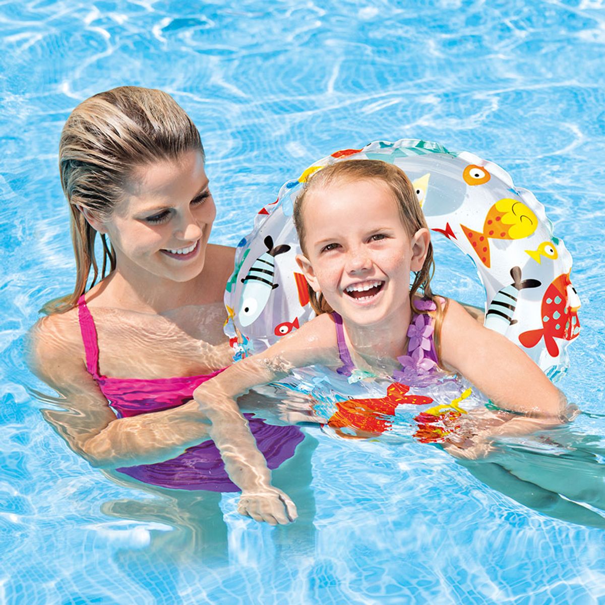 Intex opblaasbare zwemband vissen (51 cm)