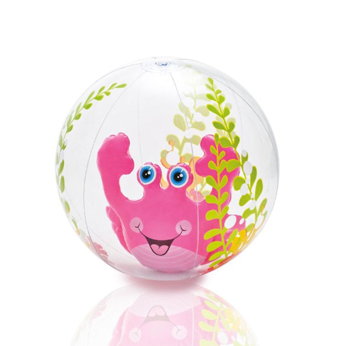 Intex opblaasbare strandbal Aquarium roze (60 cm)