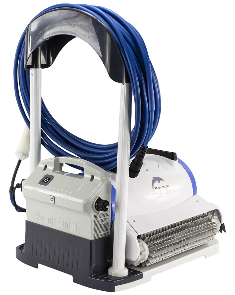 Dolphin Cosmos 10 zwembadrobot caddy.