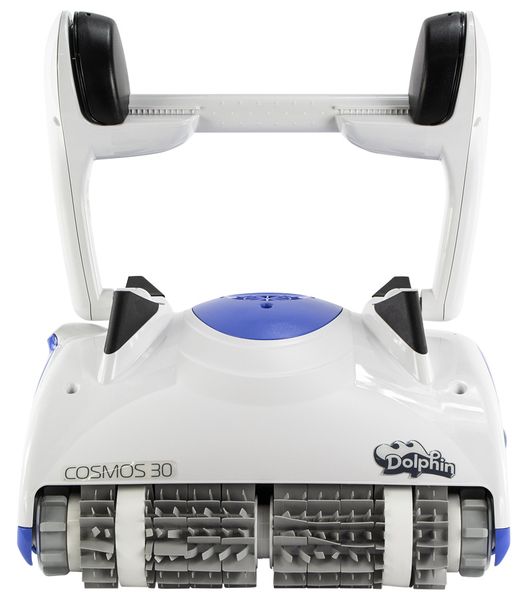 Dolphin Cosmos 30 zwembadrobot vooraanzicht.