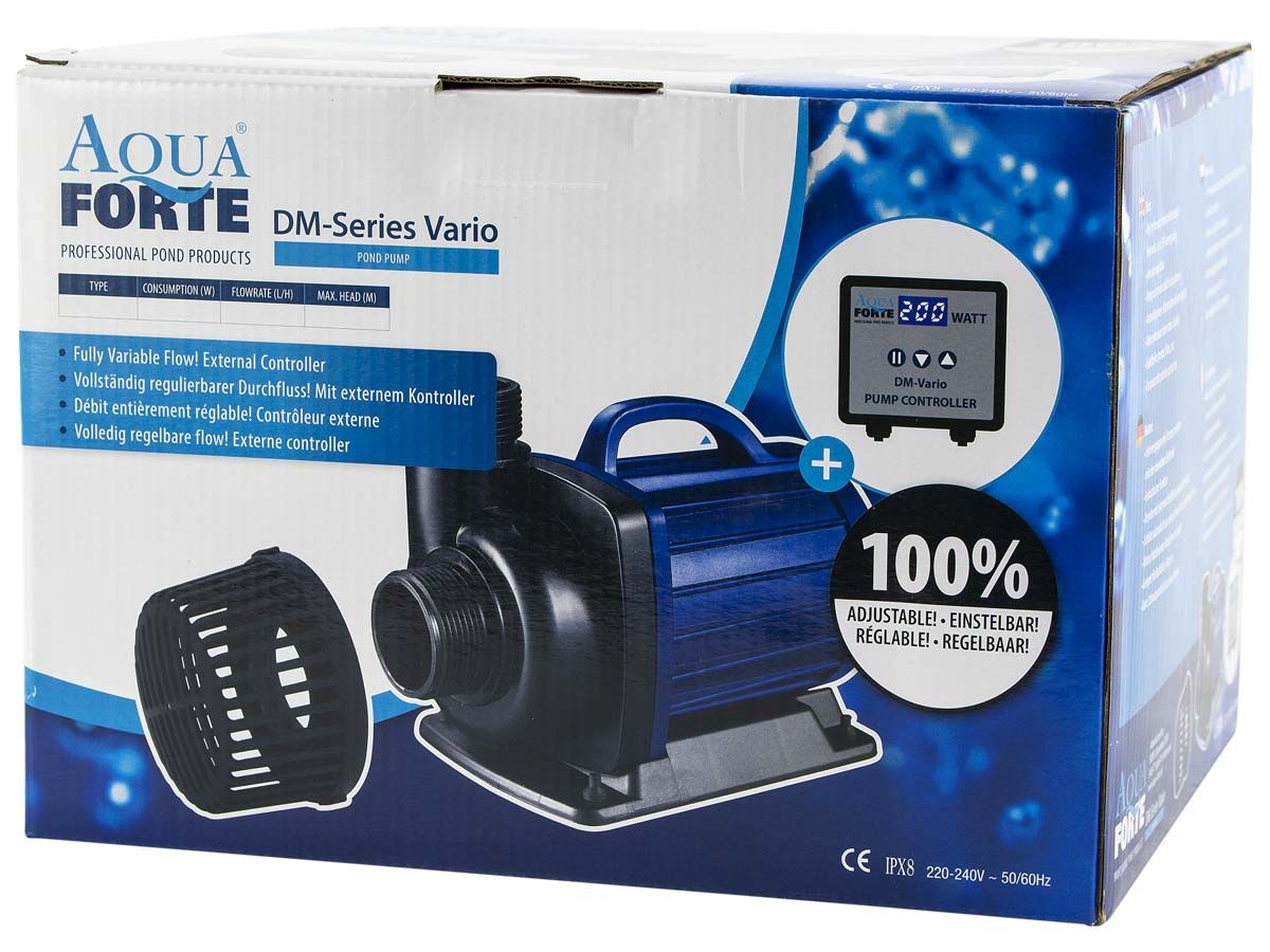 Aquaforte DM-30000 Vario vijverpomp doos.
