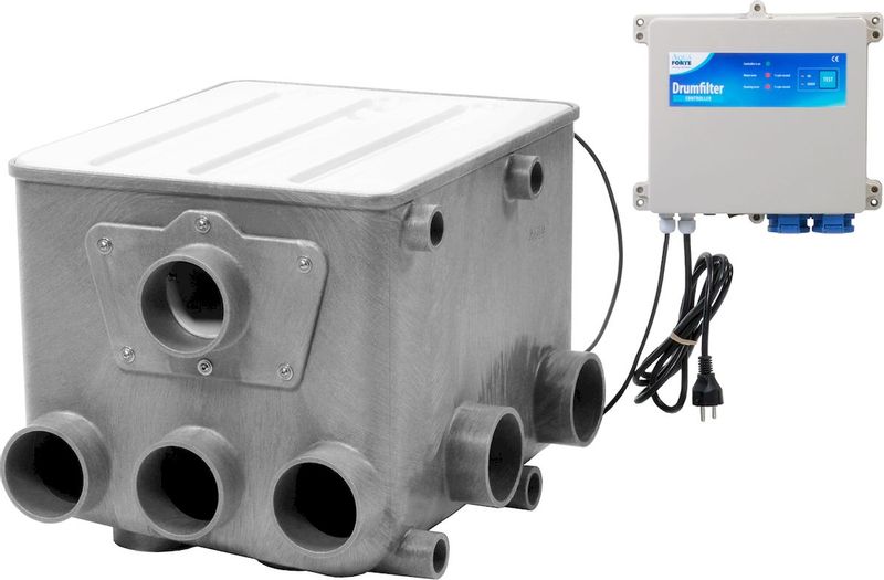 Aquaforte trommelfilter met controller