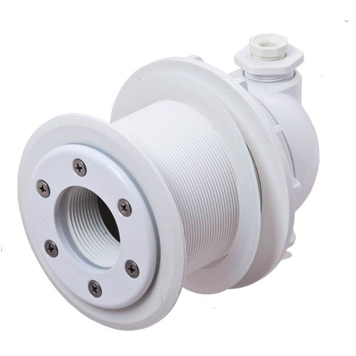 Adagio wanddoorvoer naar 25mm flexibel of kabel (RVS/houten baden)