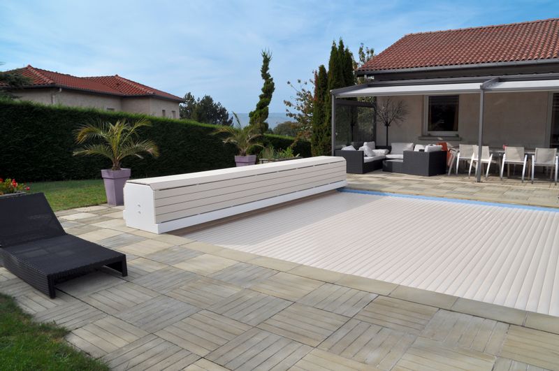 Banc Classic automatisch oprolsysteem - tot 4 meter - Wit - sfeer2