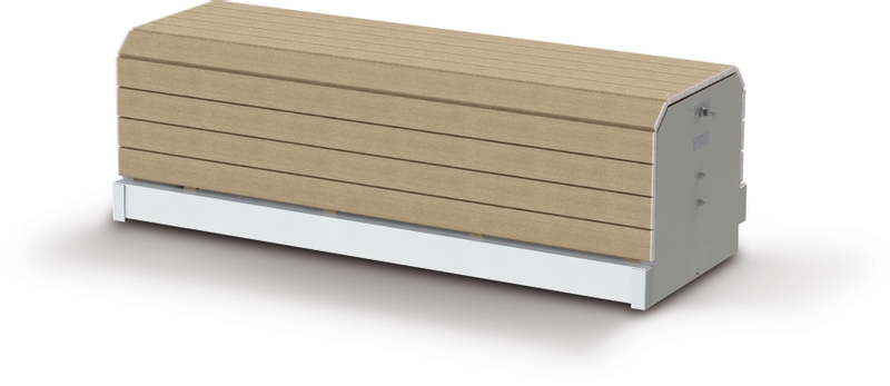 Banc Classic automatisch oprolsysteem - tot 6 meter - Hout