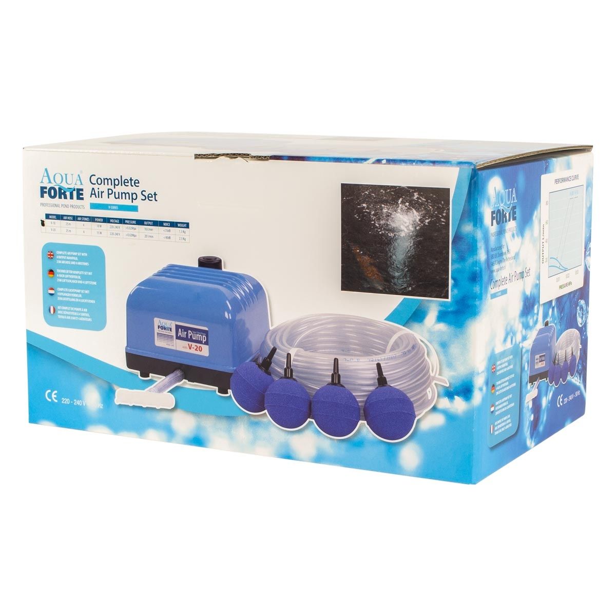 Aquaforte V-10 luchtpompset