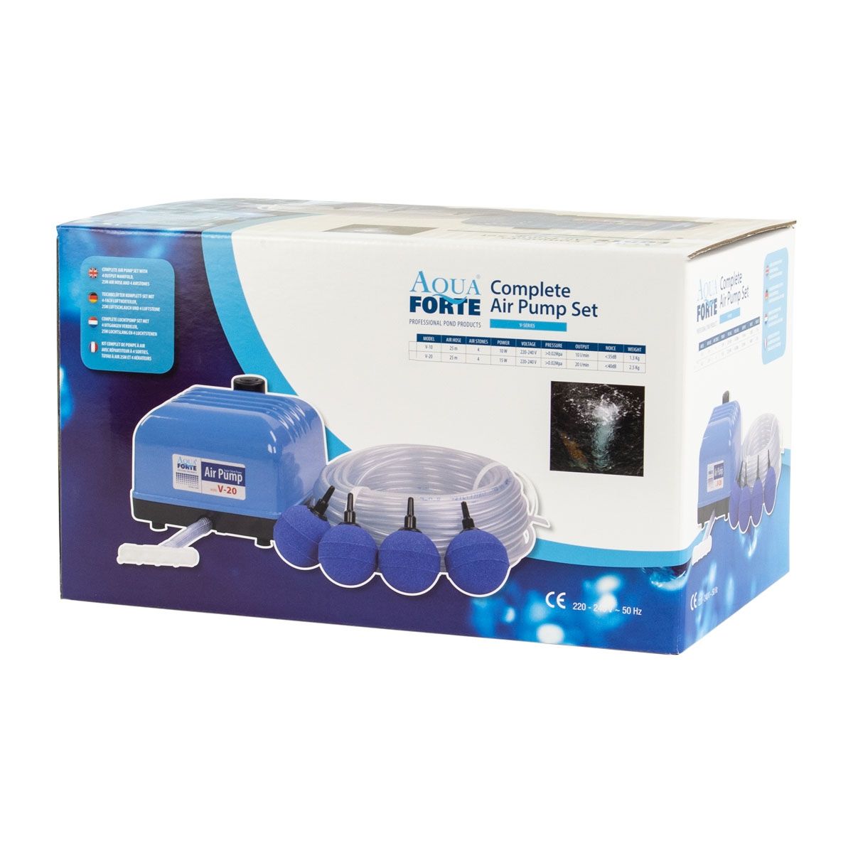 Aquaforte V-20 luchtpompset