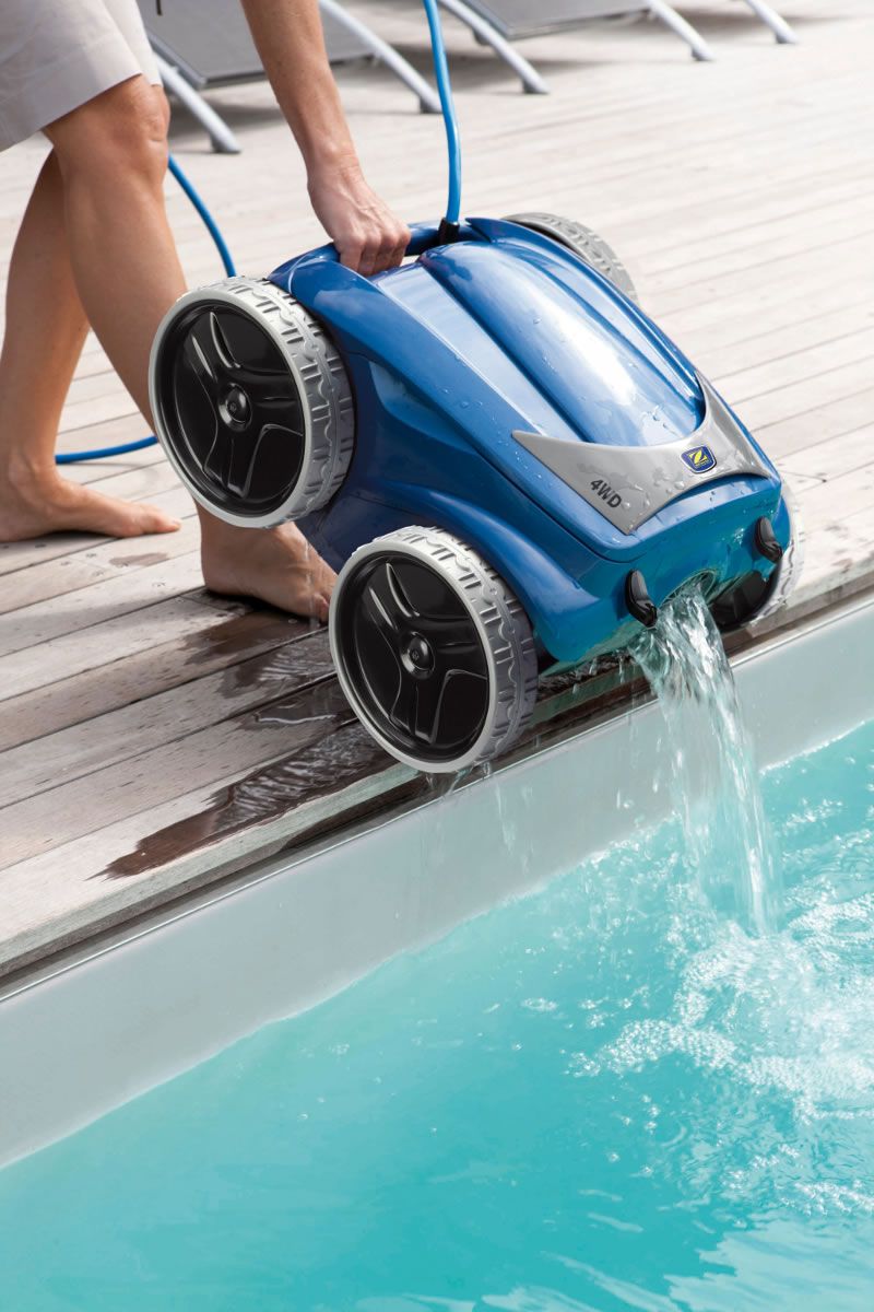 Zodiac Vortex Pro RV 5380 4WD zwembadrobot liftsysteem