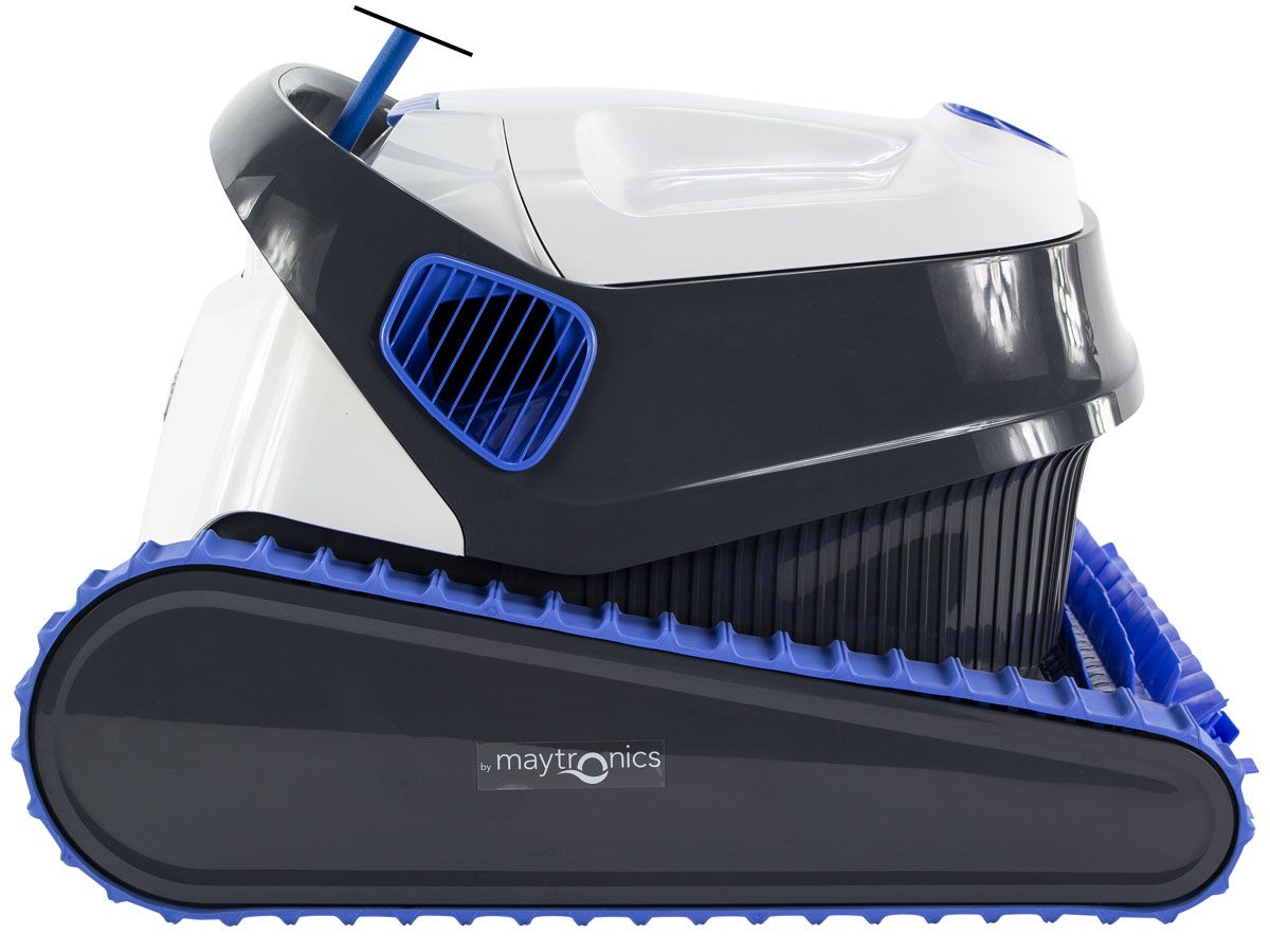 Dolphin Family S300i zwembadrobot zijaanzicht.