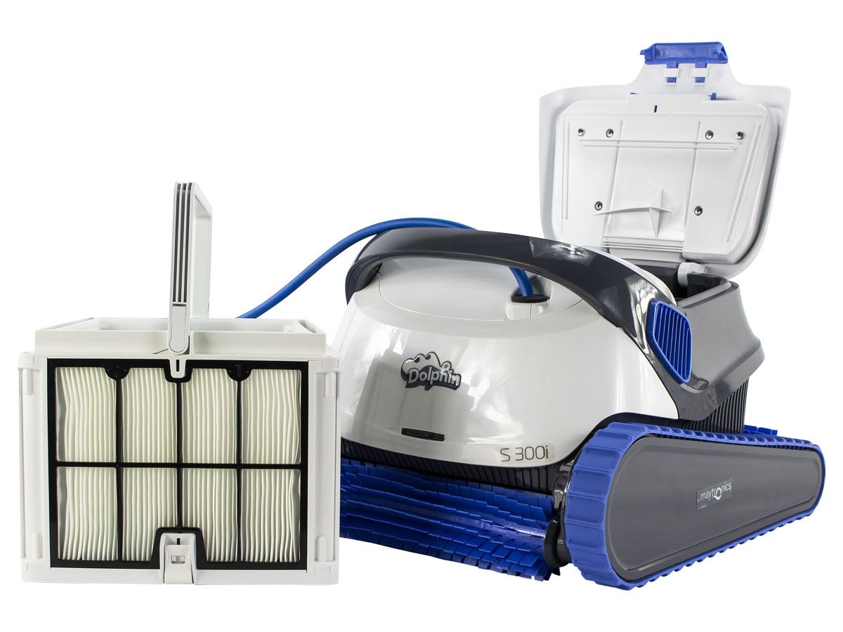 Dolphin Family S300i zwembadrobot filter.