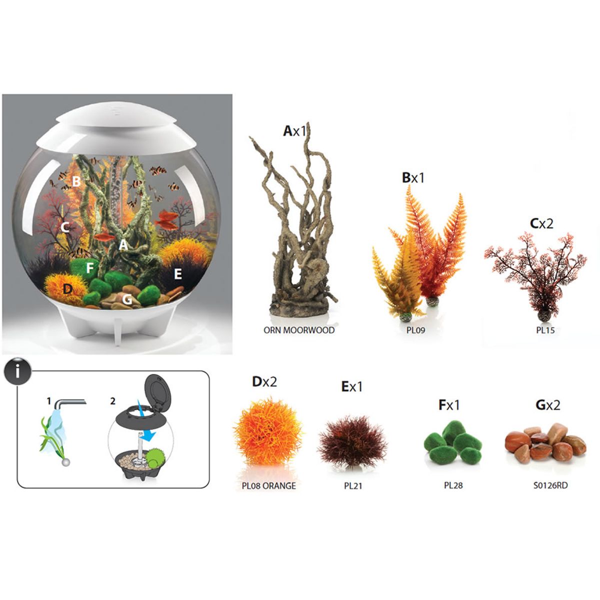 Decoratiepakket Biorb HALO 30 - Herfstkleuren