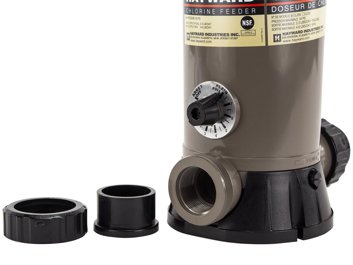 Hayward in-line chloordoseersluis CL-200-EURO